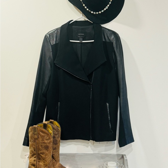 Danier Leather and Fabric Jacket - Picture 3 of 11